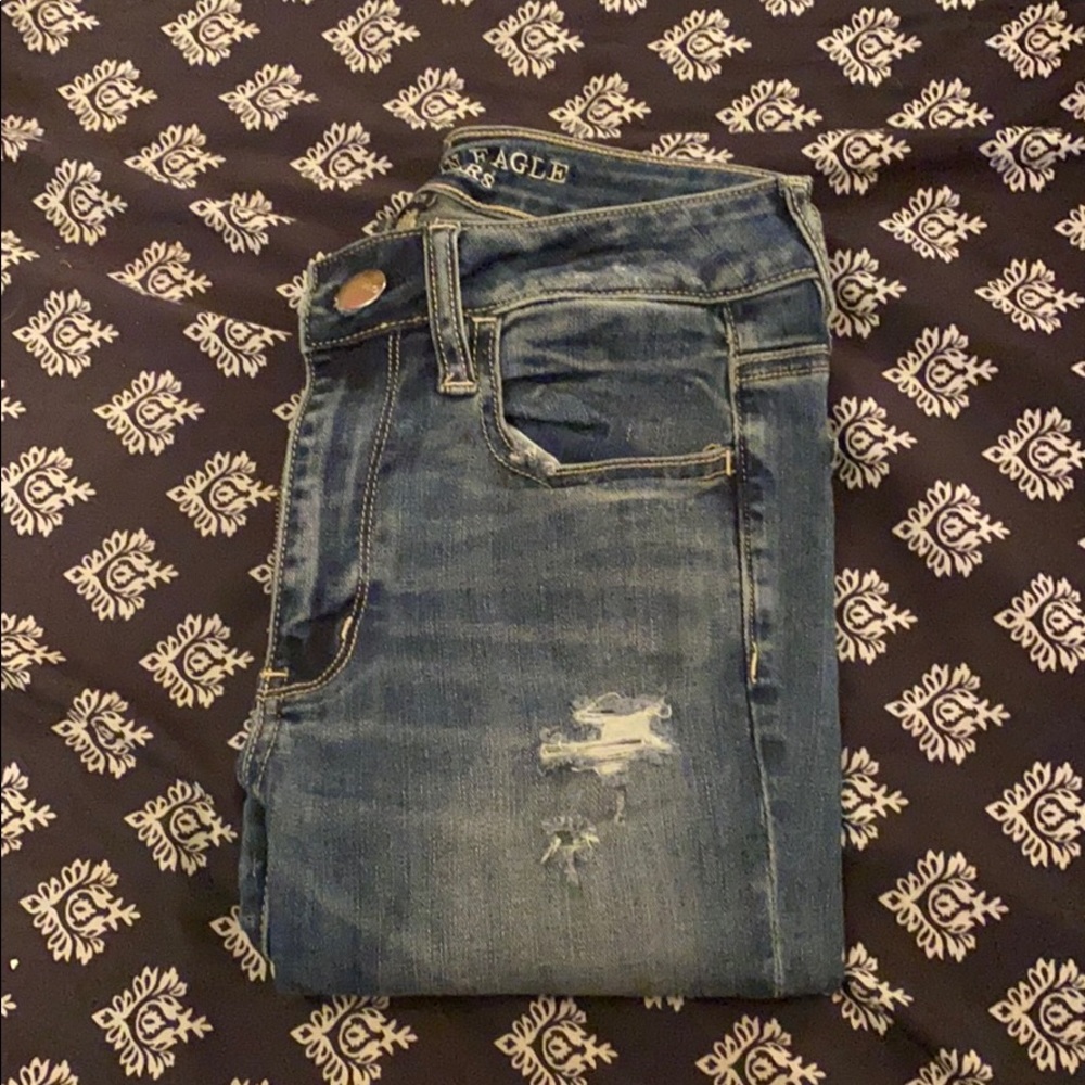 High rise jeggings